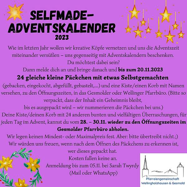 Selfmade-Adventskalender